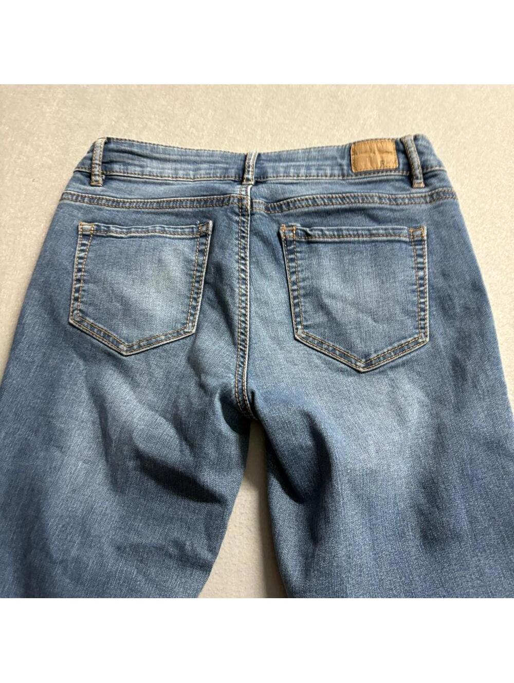 Roebuck and Co Bootcut Jeans Womens Size 2 Blue Denim Stretch Mid Rise - Picture 8 of 10